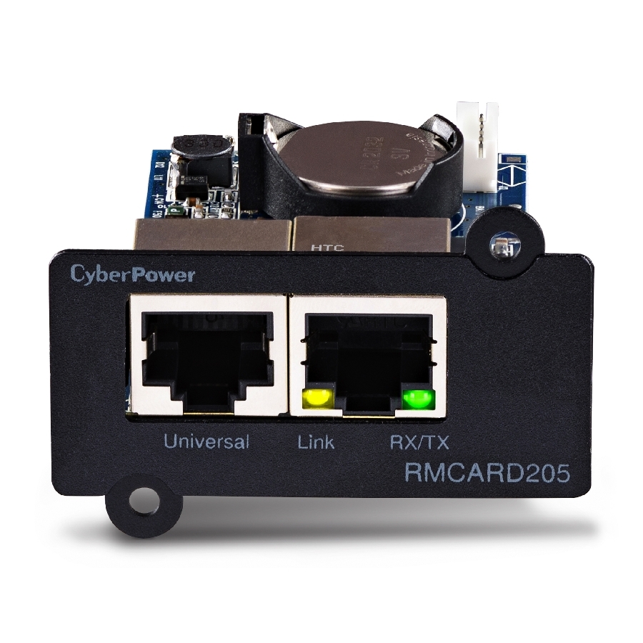 Tarjeta De Monitoreo Remoto (Rmcard205) Cyberpower Snmp/Http. Para Familia Or, Pr Y Ol. 3 Años De Garantia.