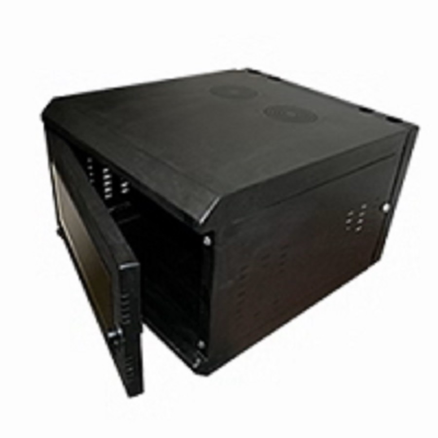 Gabinete North System Montaje En Pared 6 U.R. S/E Sin Equipo Negro Liso. **No Incluye Flete**