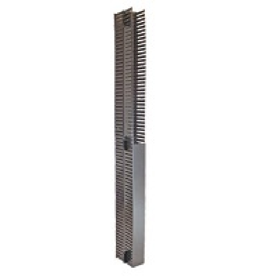 Organizador De Cables North System 42 U.R. Doble Vertical 19 Pulgadas Ducto 3X3 Pulgadas Negro Liso