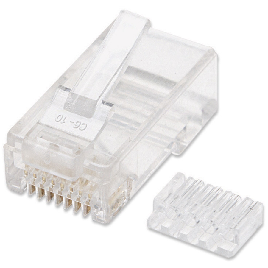 Plug Rj45,Intellinet,503006, Cat 6 Utp Solido 100 Pzas