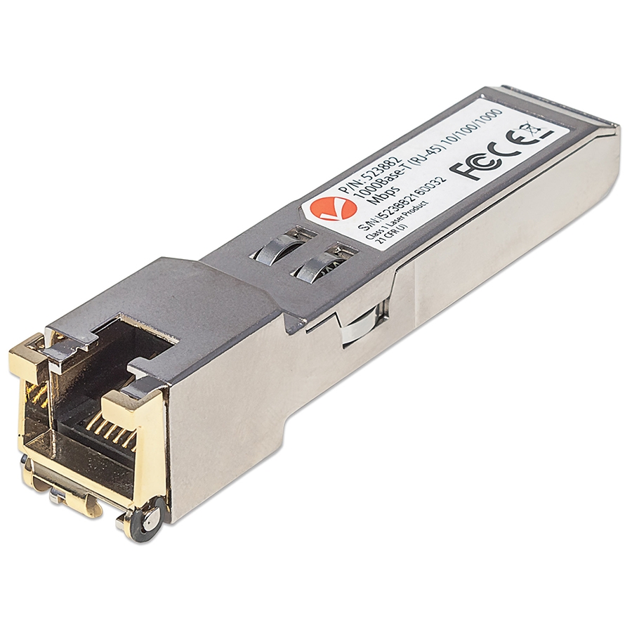 Modulo Sfp,Intellinet,523882, Gb Cobre Rj45 Ftp, 100M
