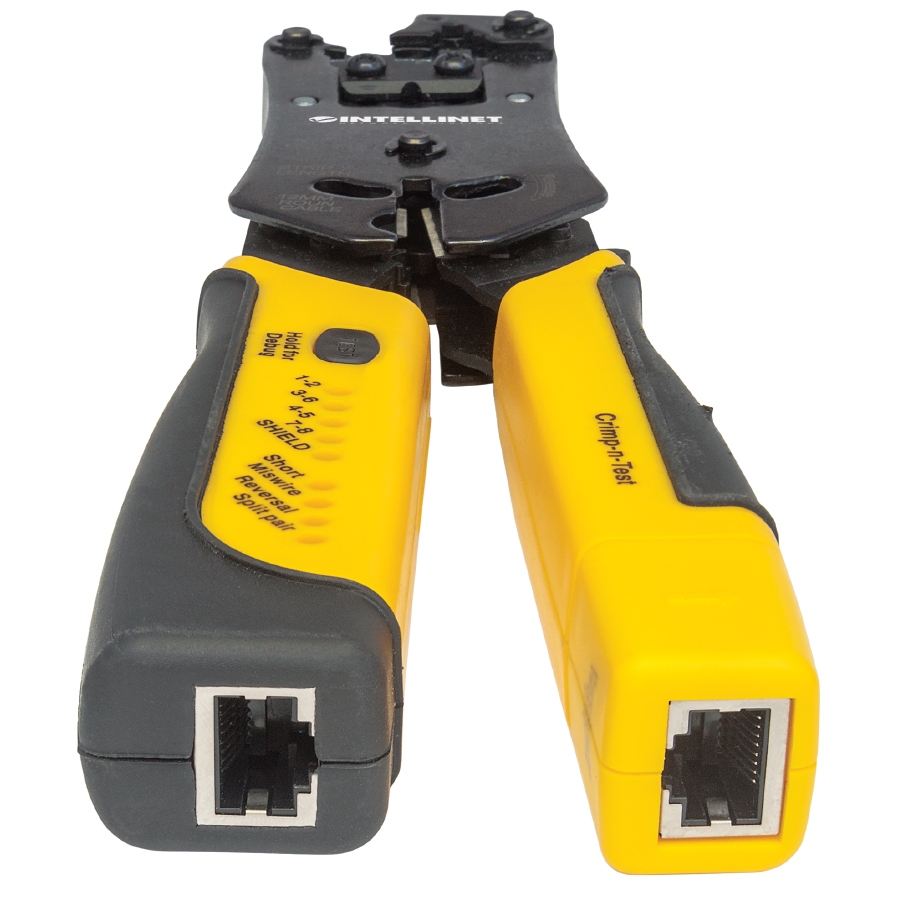 Pinza,Intellinet,780124, P/Crimpear Rj11/Rj45 C/Probador