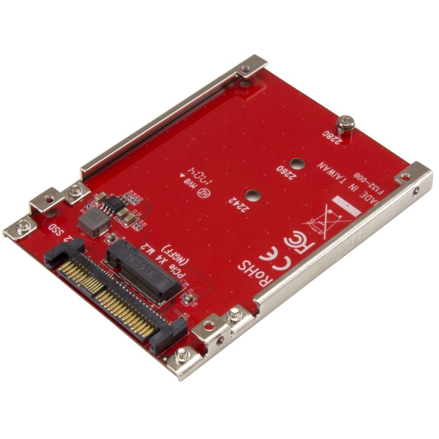 Tarjeta Pci Express - Adaptador Pci Express M.2 A U.2 Sff8639 Para Ssd Nvme M.2 - Convertidor Para Ssd M.2 - Tarjeta Anfitrión Para Ssd M.2 - Startech.Com Mod. U2M2E125