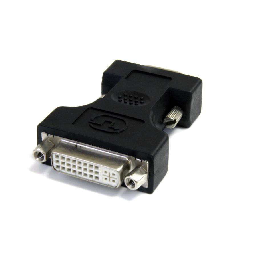 Adaptador De Video Dvi-I A Vga - Dvi-I Hembra - Hd15 Macho - Negro - Startech.Com Mod. Dvivgafmbk