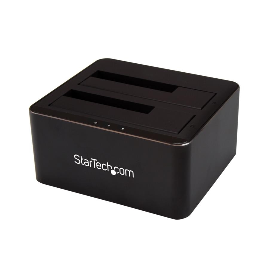 Base Docking Station Usb 3.0 De 2 Bahias Sata Iii De 2.5 O 3.5 Pulgadas Para Ssd O Disco Duro Base De Conexion Para Intercambio En Caliente De Unidades De Disco Duro - Startech.Com Mod. Sdock2U33V