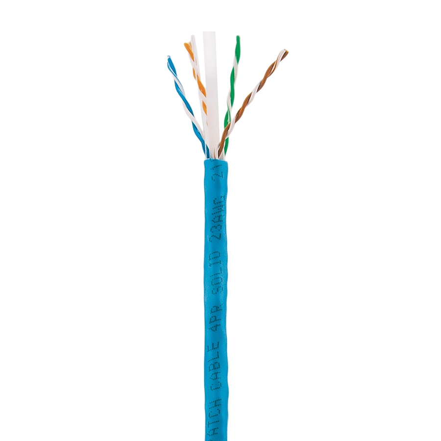 Bobina,Intellinet,704670, Cat 6  Cca 305M Solida Azul