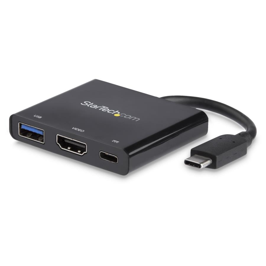 Adaptador Multifuncion Usb-C A 4K Con Entrega De Potencia Y Puerto Usb-A - Replicador De Puertos De Viajes Usb-C Para Laptop - Startech.Com Mod. Cdp2Hduacp