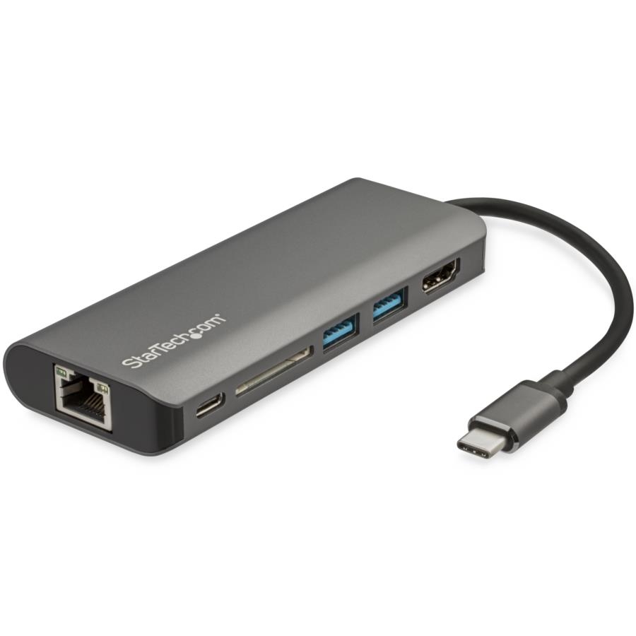 Docking Station Usb-C Con Hdmi - 4K - Mac / Windows - Lector De Tarjetas Sd - Hub Usb C A Usb 3.0 - 2X Usb-A 1X Usb-C Pd 3.0 - Startech.Com Mod. Dkt30Csdhpd3