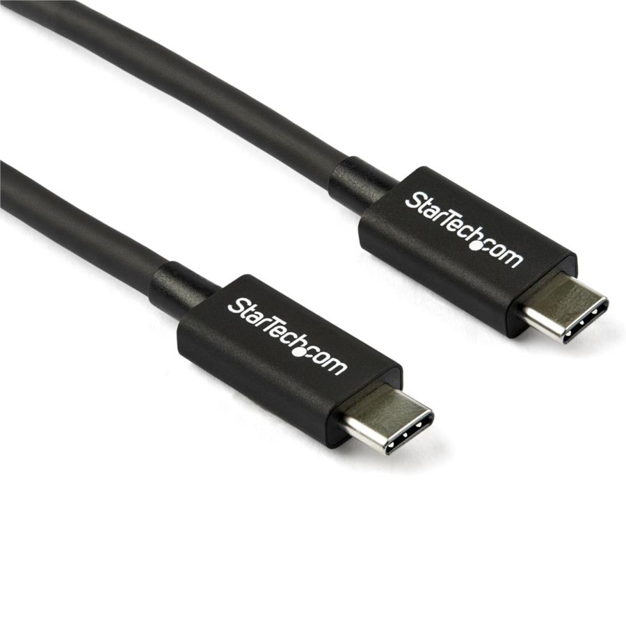 Cable Thunderbolt 3 De 0.8M - 40Gbps - Certificado - Activo - Compatible Usb-C - Entrega De Potencia Pd 100W - Dual 4K - Startech.Com Mod. Tblt34Mm80Cm