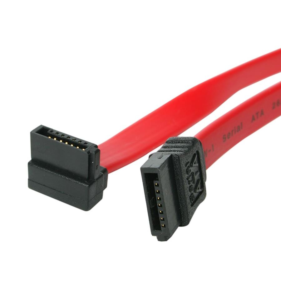 Cable De 60Cm De Datos Sata En Angulo Recto A La Derecha Acodado En L 7 Pines  - 2X Serial Ata Macho - Startech.Com Mod. Sata24Ra1