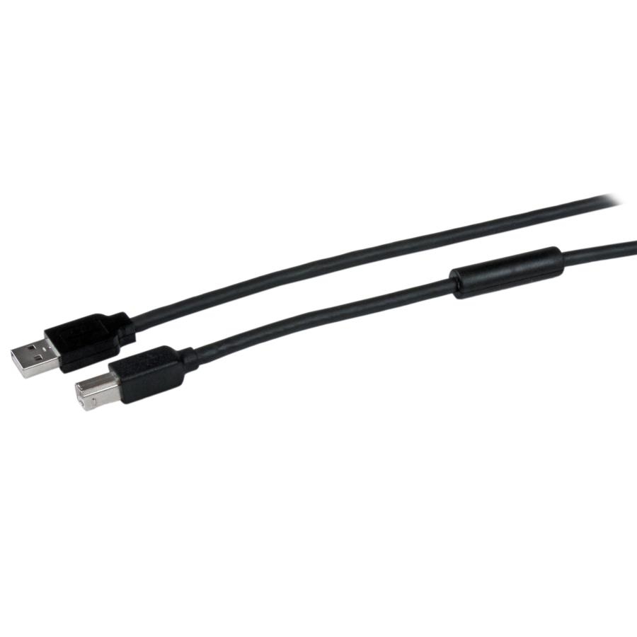 Cable Usb Activo De 15M Para Impresora - 1X Usb-B Macho A Usb-A Macho Activo Amplificado Usb 2.0 - Impresora - Negro - Startech.Com Mod. Usb2Hab50Ac