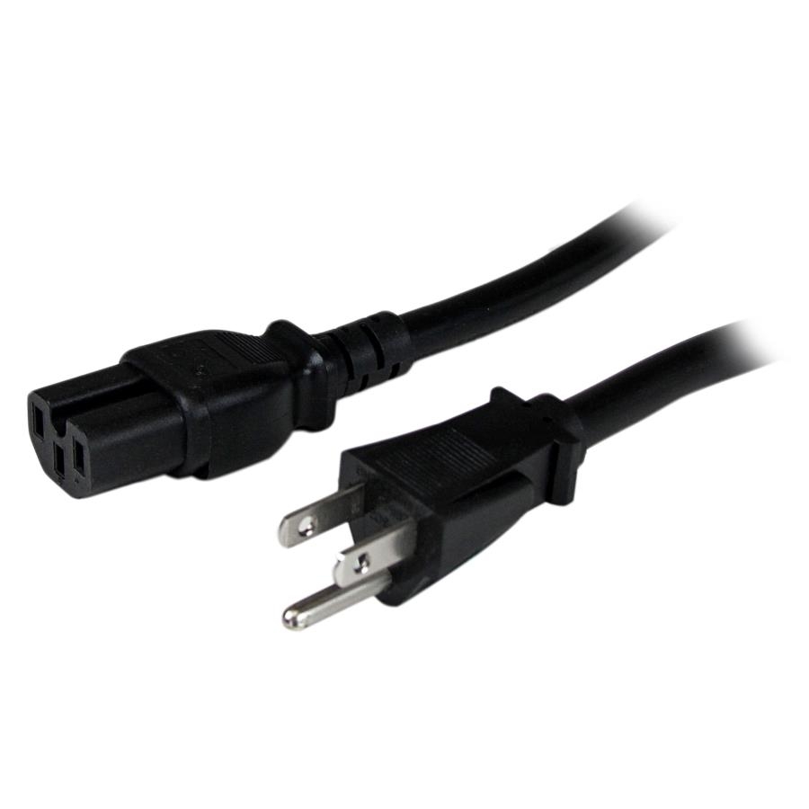 Cable De Corriente De 2.4M De Alimentación Para Computadora - Servicio Pesado - 14Awg - Nema 5-15P A C15 - 15A 125V - Startech.Com Mod. Pxt515C158