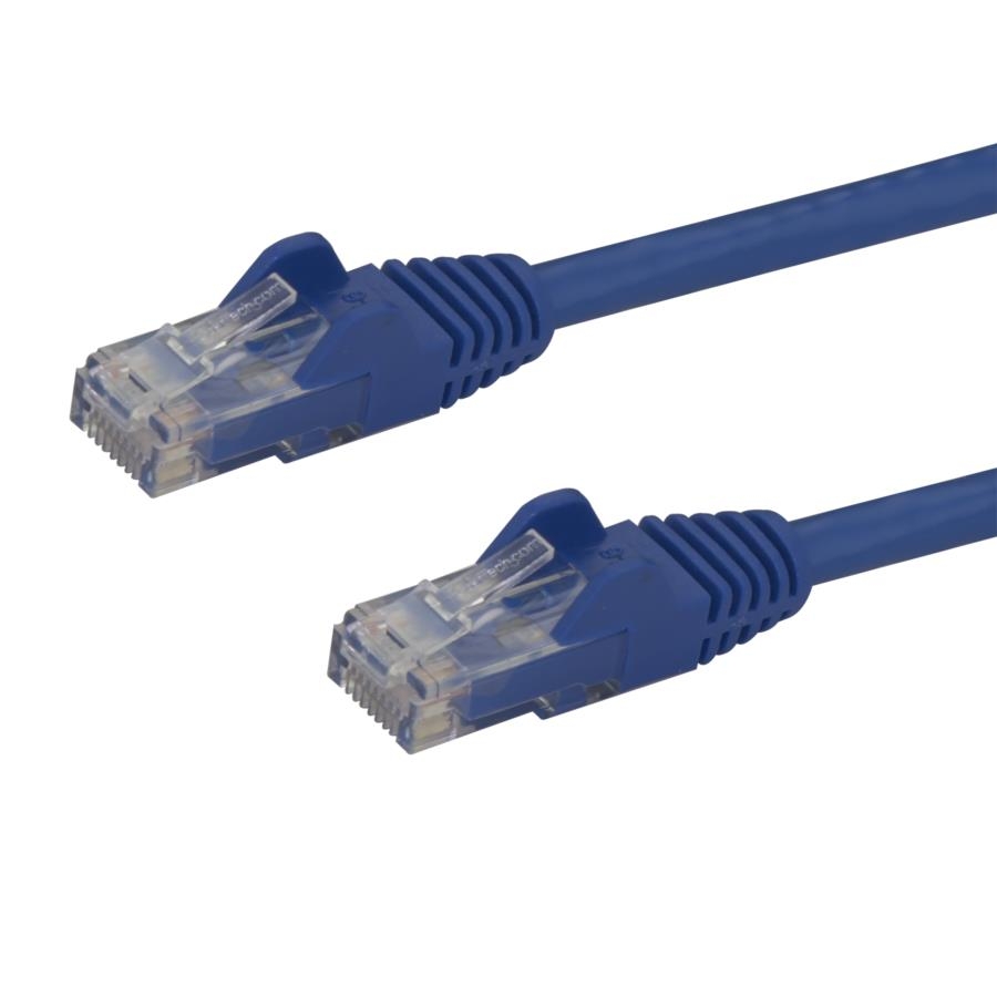 Cable De 3M De Red Ethernet Snagless Sin Enganches Cat 6 Cat6 Gigabit - Azul - Startech.Com Mod. N6Patc3Mbl