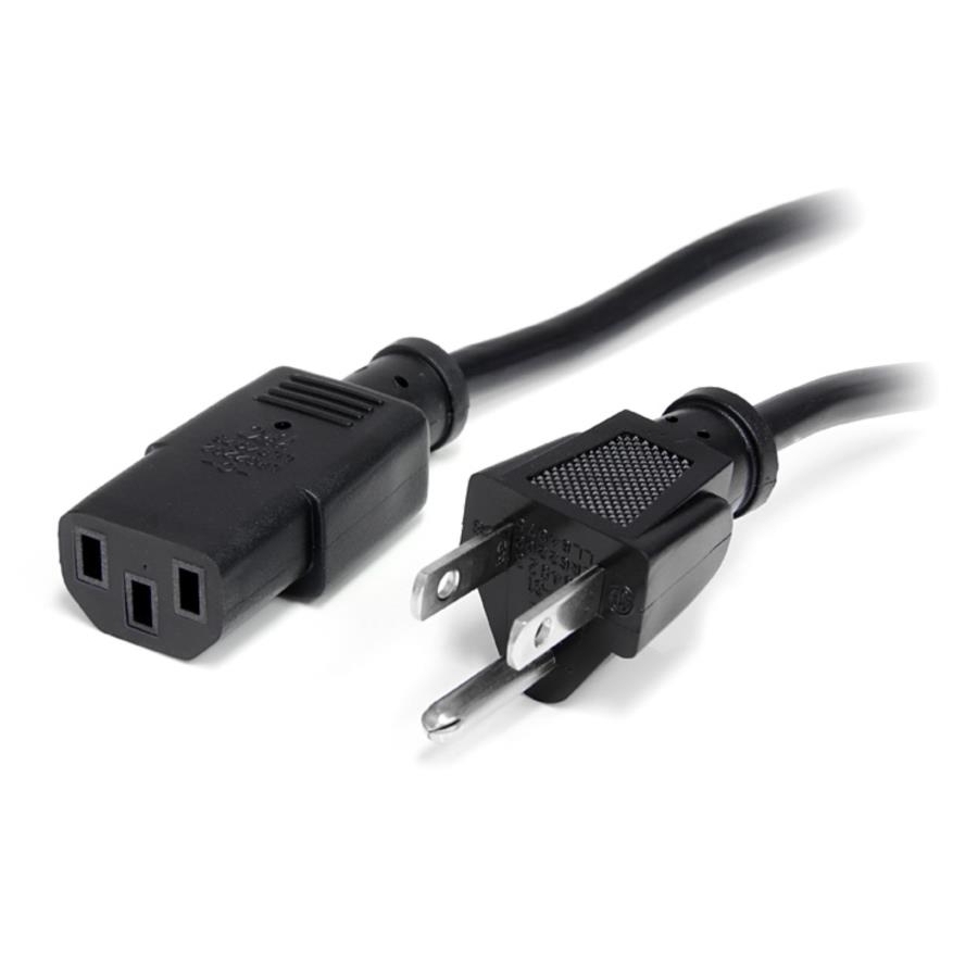 Cable De Corriente De 1.8M Estandar De Alimentacion Para Computadora - 18 Awg - Nema5-15P A C13 - 10A 125V - Startech.Com Mod. Pxt101