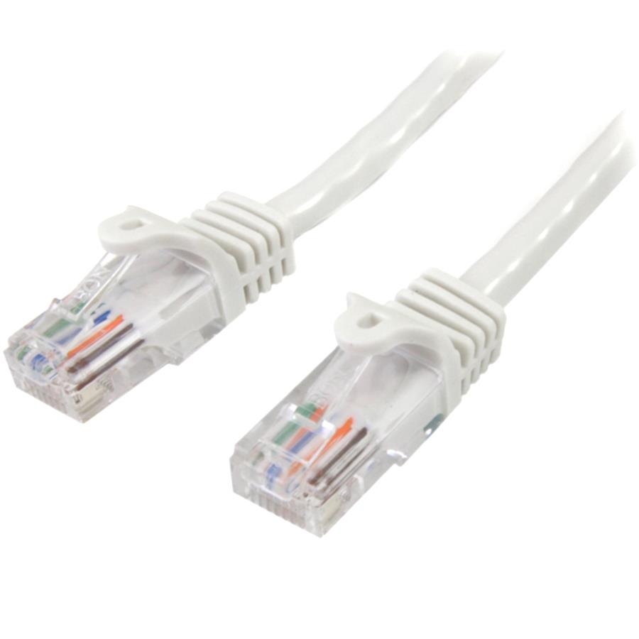 Cable De 10M Blanco De Red Cat5E Ethernet Rj45 Sin Enganches - Latiguillo Snagless - Startech.Com Mod. 45Pat10Mwh