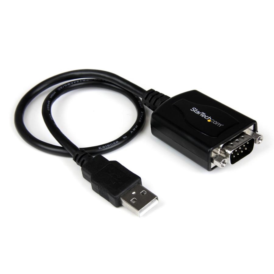 Cable Adaptador De 0.3M Usb A Puerto Serie Serial Rs232 Con Retención Del Puerto De Asignación Com - 1X Db9 Macho - 1X Usb A Macho - Startech.Com Mod. Icusb232Pro