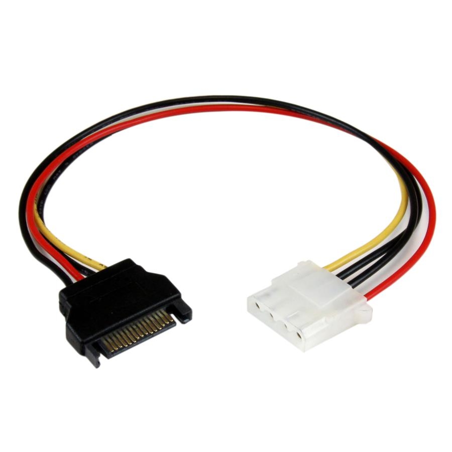 Cable Adaptador De 30Cm Convertidor De 4 Pines A Sata - Hembra Lp4 A Macho Sata Alimentación Corriente - Conversor - Startech.Com Mod. Lp4Satafm12