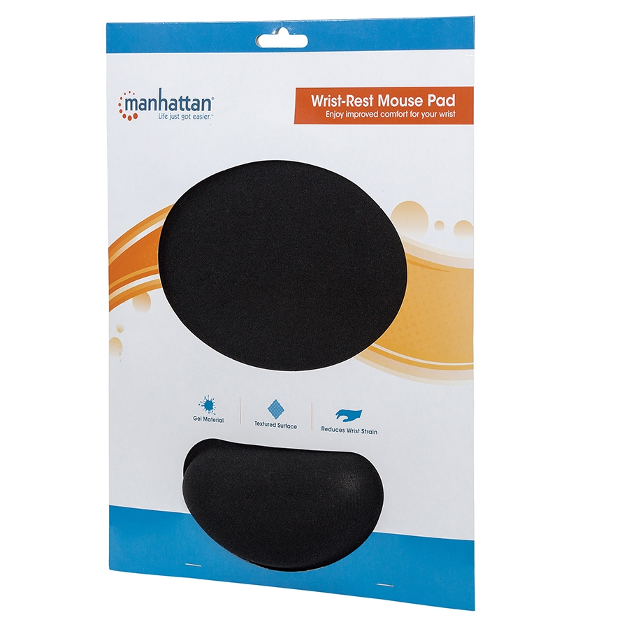 Mousepad,Manhattan,434362, Tipo Gel  Negro