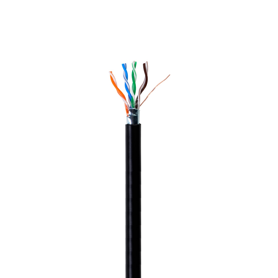 Bobina De Cable Exterior/Interior Condumex Cat5E Utp Sin Gel 100% Cobre 24 Awg 305 Mts Color Negro