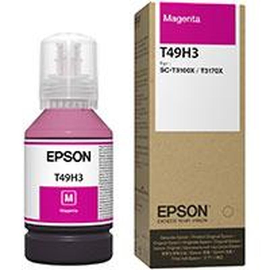 Cartucho Epson Modelo T49H Magenta, Para Plotter T3170X (140 Ml)