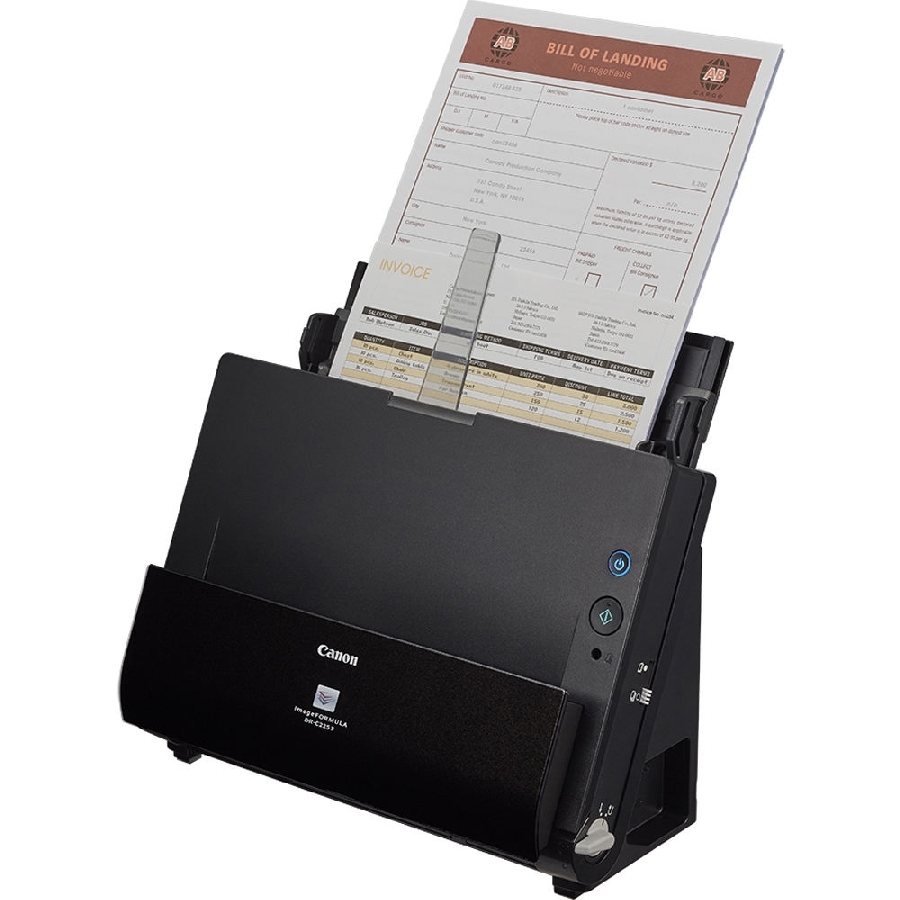 Escaner Canon Imageformula Dr-C225Ii, 25 Ppm/50 Ipm, 600 Dpi, Usb, Duplex, Adf, Compatible: Windows/Mac, Alimentacion: 30 Hojas, Oficio, Vertical, Escaneo Diario 1500