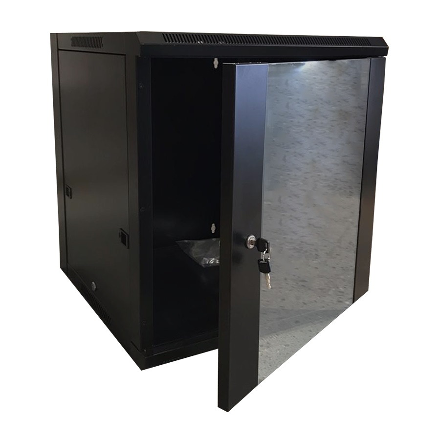 Gabinete Wam Montaje En Muro 12 U.R. 600*600 Color Negro. **No Incluye Flete**