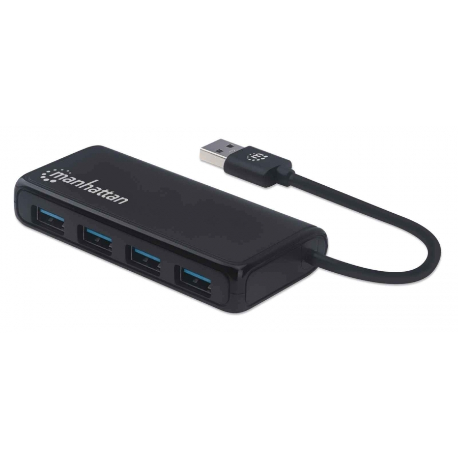 Hub Usb, Manhattan,164900, V3.2  4 Ptos A
