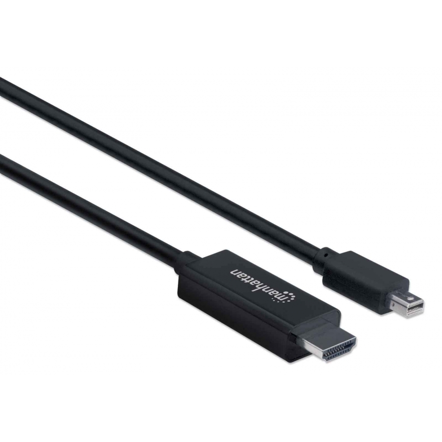Cable Displayport ,Manhattan,153270,Mini - Hdmi 4K  1.0M
