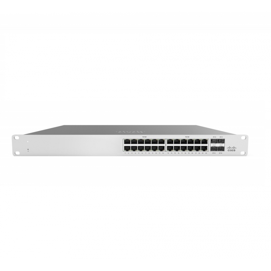 Switch Cisco Meraki 24 Puertos Poe Administrable Desde Nube (Requiere Licenciamieto)