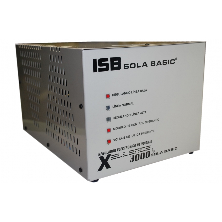 Regulador Electronico De Voltaje Isb Xellence Monofasico, 120Va De 3000 Vca Modelo Xl-13-230