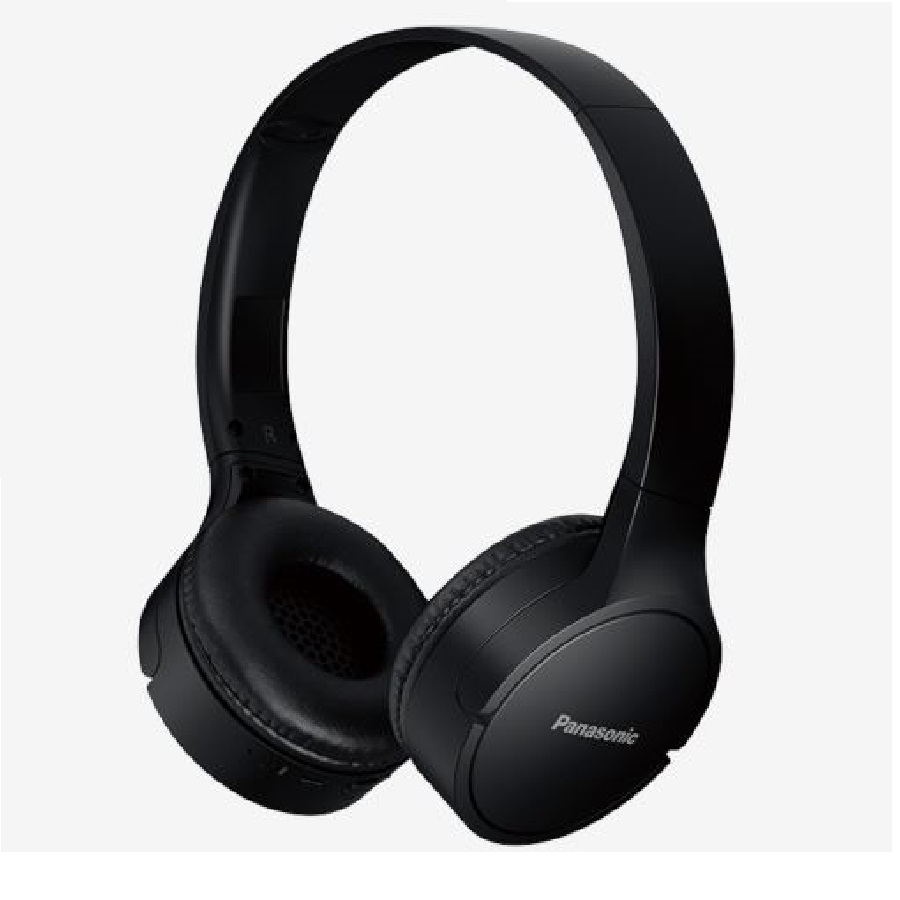 Audifonos Bluetooth Tipo Diadema (On-Ear) Panasonic Rb-Hf420Bpuk, Color Negro, Funcion Manos Libres/Microfono, 50 Horas De Reproduccion Continua, Ultralivianos