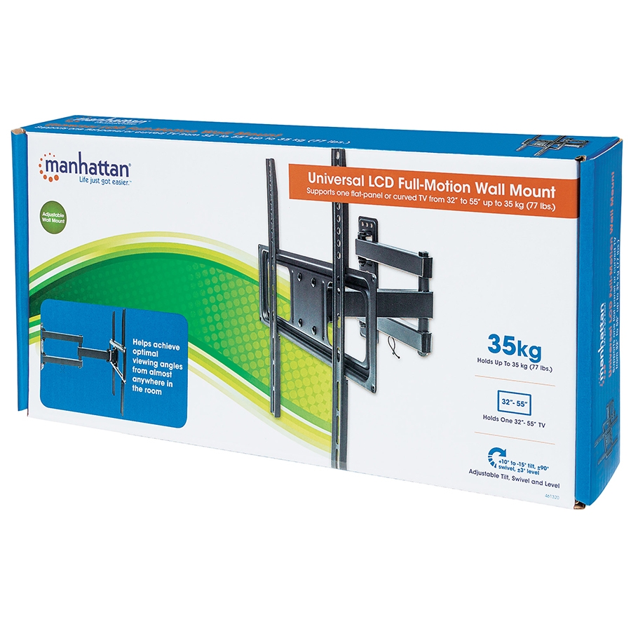 Soporte Tv , Manhattan,461320 , P/Pared 35Kg , 32 A 55 Articulado