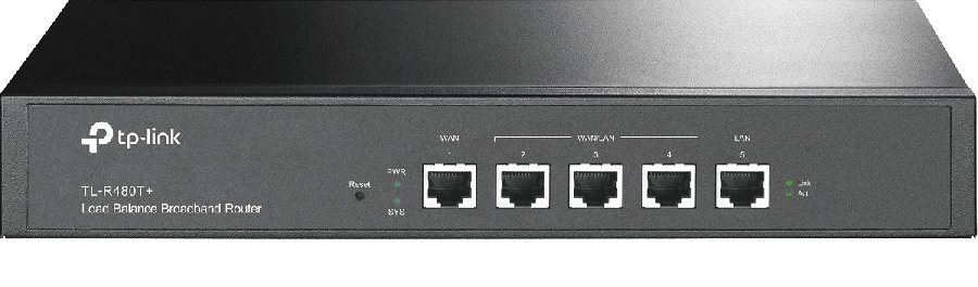 Router | Tp-Link | Tl-R480T | Balanceador De Carga | Banda Ancha 1 Wan 1 Lan 3 Wan/Lan 10/100 Mbps 30,000 Sesiones Concurrentes