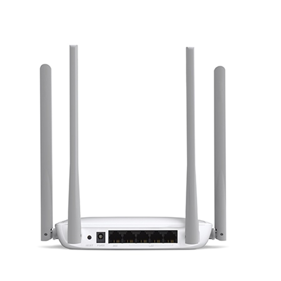 Router | Mercusys | Mw325R |Inalambrico | 300Mbps | 3 Puertos Lan 10/100 | 1 Puerto Wan 10/100 | 4 Antenas Fijas Externas