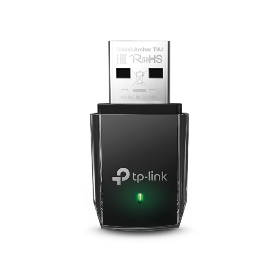 Tarjeta De Red | Tp-Link | Archer T3U | Usb | Dual Band | Ac 1300 | 5Ghz 867Mbps | 2.4Ghz 400Mbps | Tamaño Mini