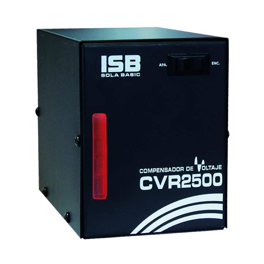 Regulador De Voltaje Para Refrigeradores, Lavadoras, Sola Basic Cvr-2500Va/1500W, 1 Contacto