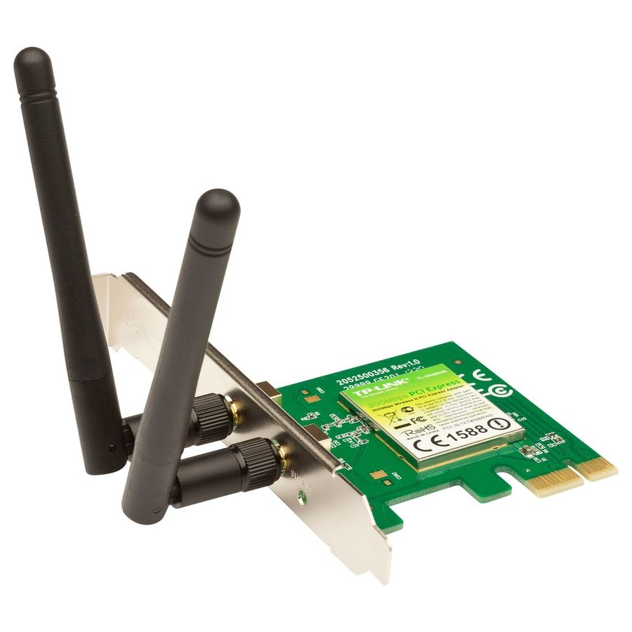 Tarjeta De Red | Tp-Link |Tl-Wn881Nd | Pci Express X1 | Inalambrica 2 Antenas Desmontables | Bracket Bajo Perfil | 300 Mbps