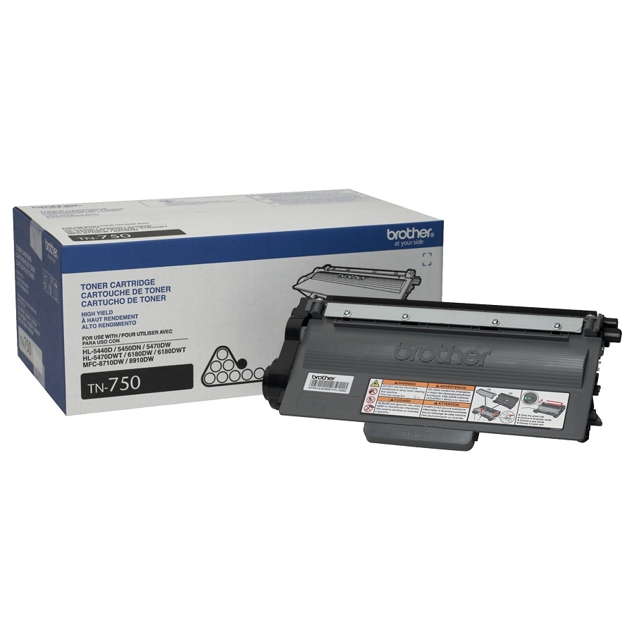 Toner Brother Tn750, 8,000 Paginas,Alto Rendimiento