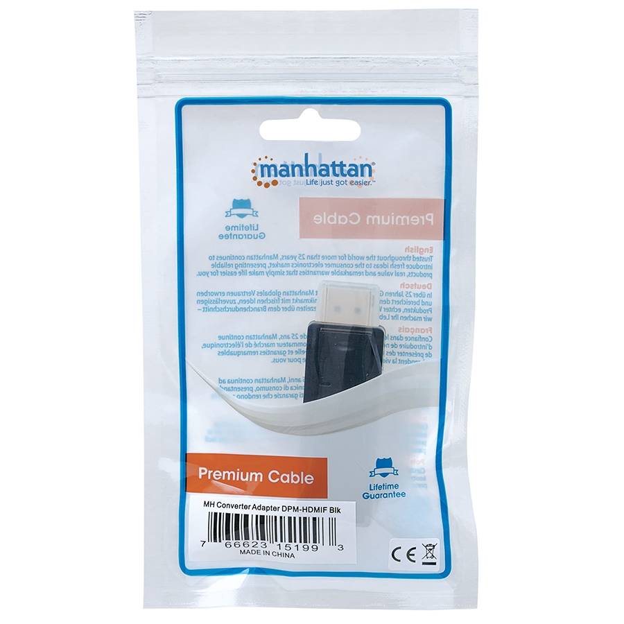Adaptador,Manhattan,151993, Displayport M A Hdmi H