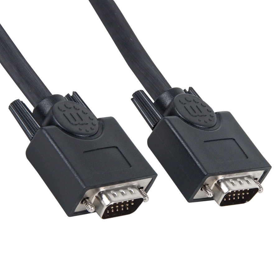 Cable  Svga, Manhattan,337342, Monitor  8Mm Hd15M-M 30.0M