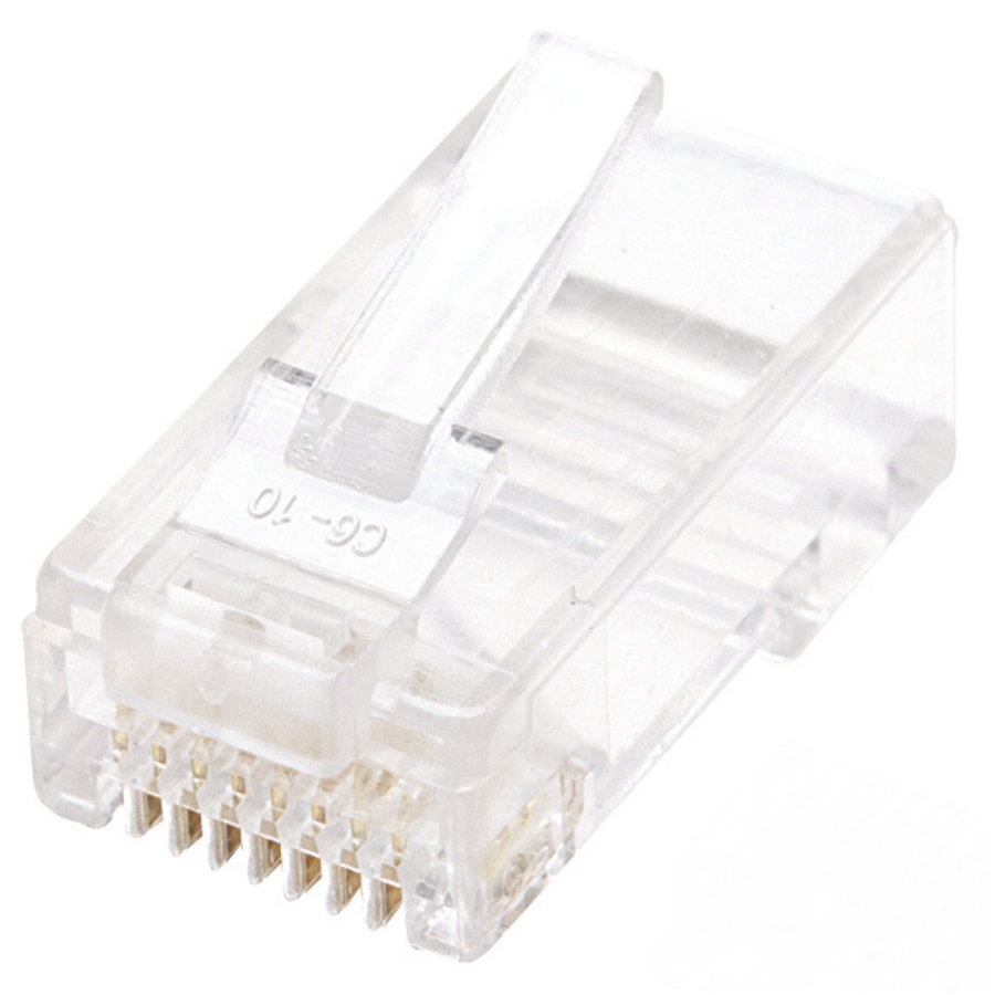 Plug Rj45,Intellinet,502399, Cat 5E Utp Solido 100 Pzas
