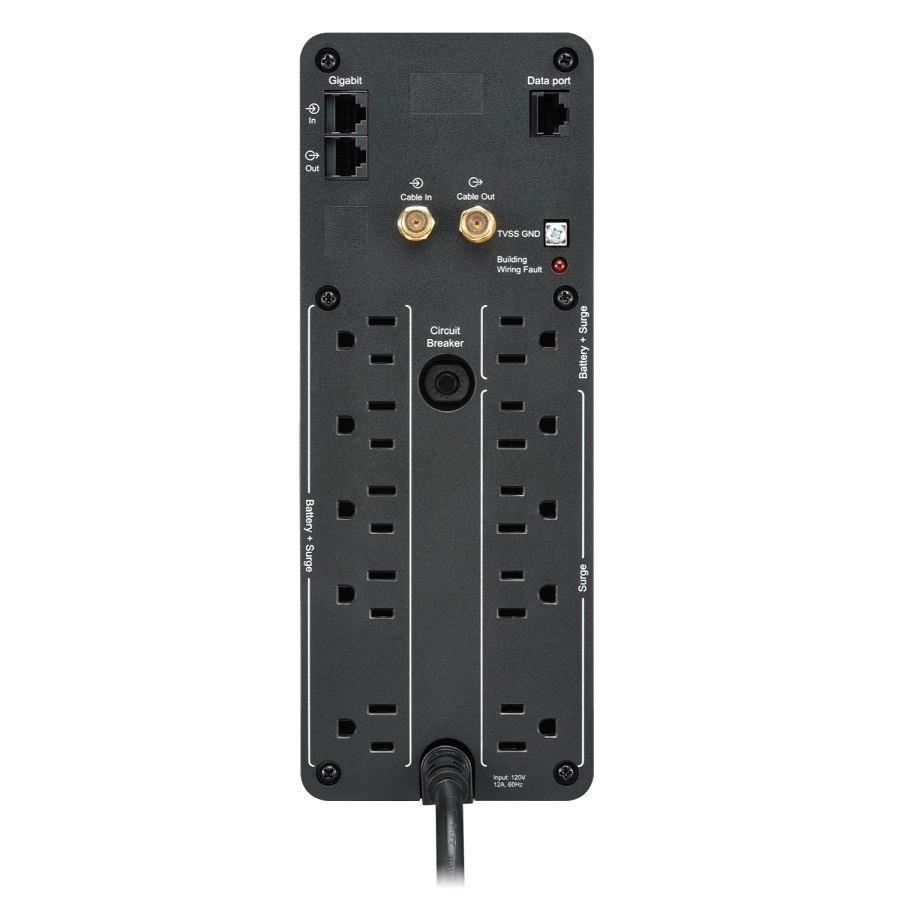 Unidad Back Ups Pro Br1350Va, 10 Tomas De Salida, 2 Puertos Usb De Carga, Avr, Interfaz Lcd, Sutituto Del Ups Fr-560 Br1300G