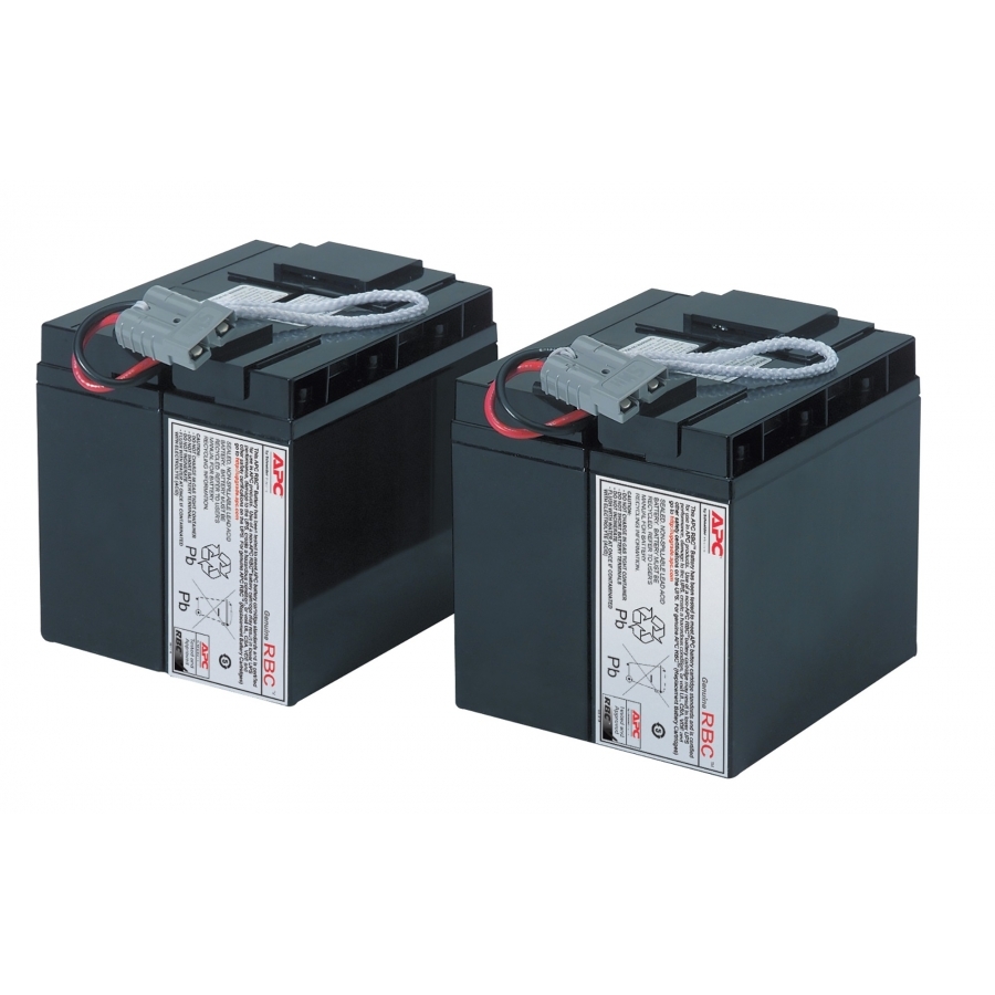 Cartucho De Baterias Internas De Reemplazo Para Modelos Apc Sua2200, Sua3000, Smt2200C, Smt3000C Lo Conforman Las 2 Baterias Que Se Visualiza En La Imagen