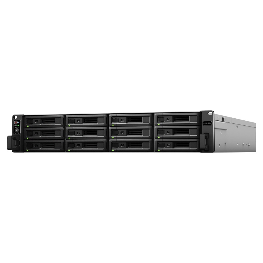 Nas Synology Rs3621Rpxs 12 Bahias/Seis Nucleos 2.7Turbo Ghz/ 8 Gb Ddr4 Ecc Udimm /Langigabitx4/Usb 3.2 X2 /Hasta 192 Tb Y Con Unidad De Expansin X2 Hasta 576 Tb/Hot-Swap