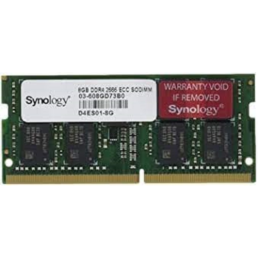 Memoria Ram Synology D4Es01-8G Para Nas Synology Rs1221Rp+, Rs1221+, Ds1821+, Ds1621Xs+, Ds1621+