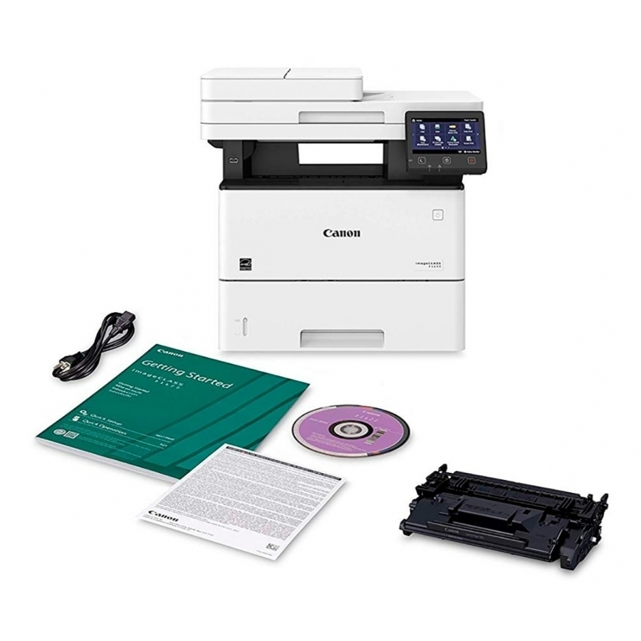 Multifuncional Canon D1620,45 Ppm Negro, Laser Monocromatica, Usb, Wifi, Ethernet (Red), Duplex, Adf, Cama Plana, Ciclo Mensual: 80000, Compatible: Windows/Mac, Consumible 121