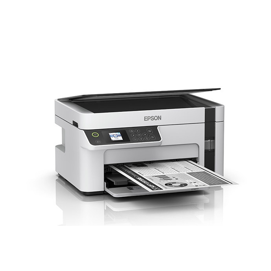 Multifuncional Epson M2120, 32 Ppm Negro, Tinta Continua, Ecotank, Usb, Wifi, Duplex, Monocromatica