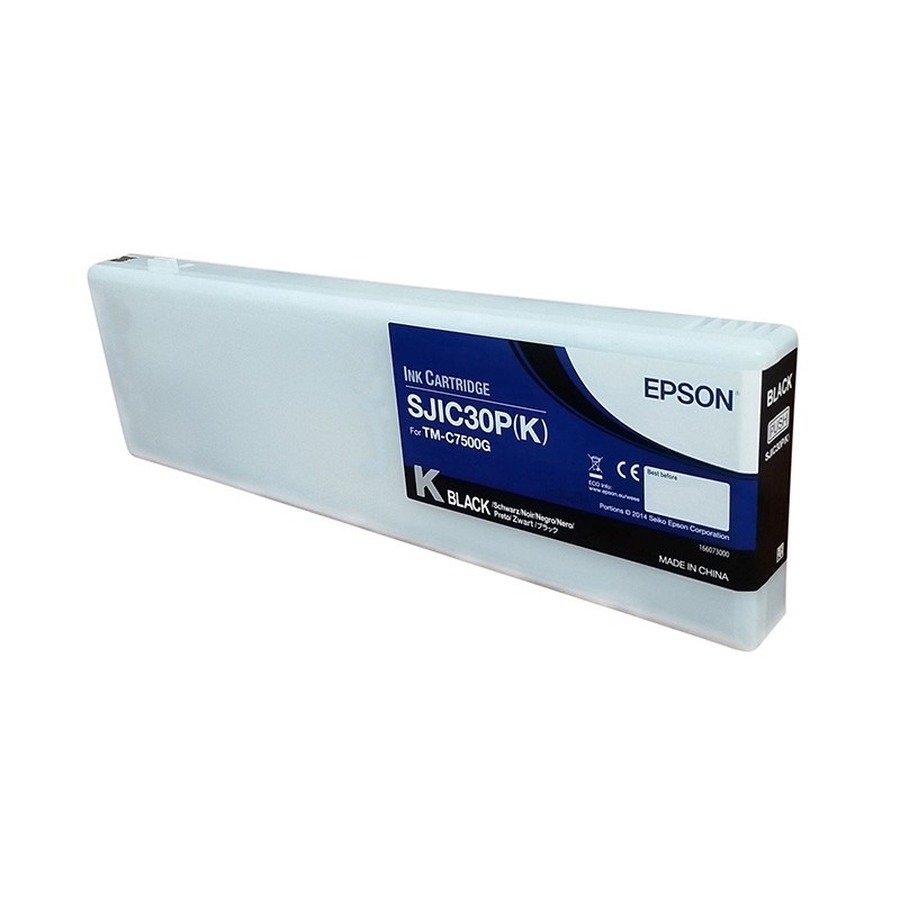 Cartucho Epson Modelo Sjic30P Negro, Para Tm-C7500G