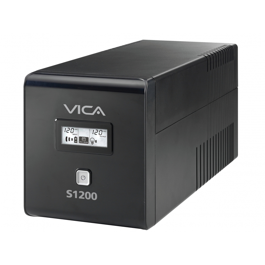 No Break Vica 1200Va/600W 6 Contactos Con Respaldo Y Regulados 3 Anos De Garantia