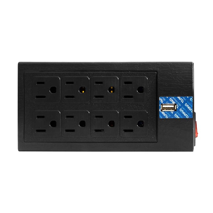 Supresor De Picos Complet Brc-1-002 Proteccion 504 Joule 8 Contactos 60 Meses De Garantia